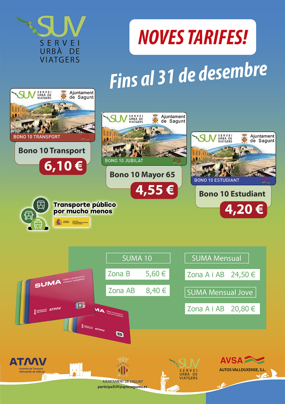 El servici d'autobús urbà se suma a la baixada de tarifes