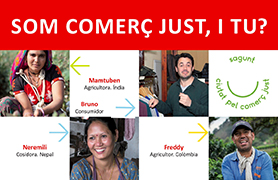 El 11 de mayo se celebra el Día Mundial del Comercio Justo en la plaza de la Concordia de Puerto de Sagunto