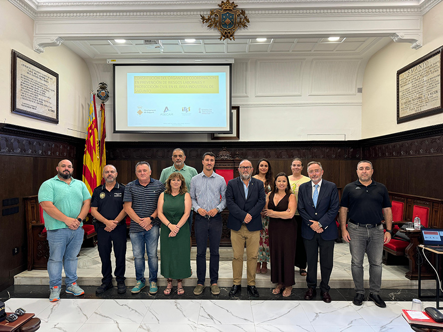 Sagunto constituye el OCEAES para mejorar la coordinación en materia de seguridad entre las empresas y el Ayuntamiento