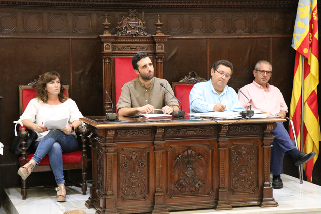 La Corporación aprueba por unanimidad una Declaración Institucional sobre la recuperación de las zonas afectadas por las últimas tormentas