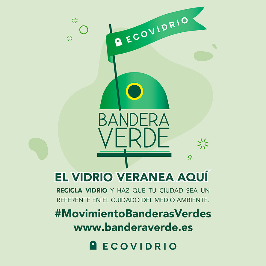 Sagunto acepta, un verano más, el reto de competir por la Bandera Verde de la Sostenibilidad de Ecovidrio