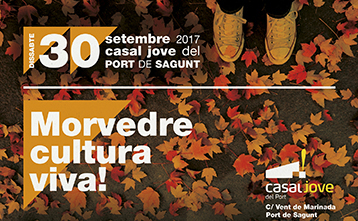 El festival Morvedre Cultura Viva! marcará el inicio del otoño con una jornada festiva y musical 