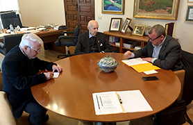 El alcalde de Sagunto ha trasladado al Consell Valencià de Cultura la situación del patrimonio industrial e histórico de la ciudad 