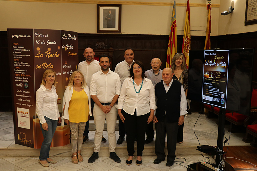 L'Asociación de Comerciantes Ciudad de Sagunto celebra l'11a edició de la 'Noche en Vela' per a promocionar el comerç de proximitat