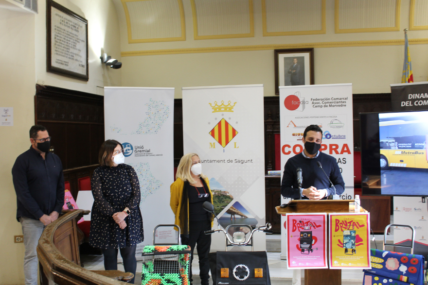 L'Ajuntament de Sagunt se suma a la campanya de promoció del comerç local Comerç Brutal