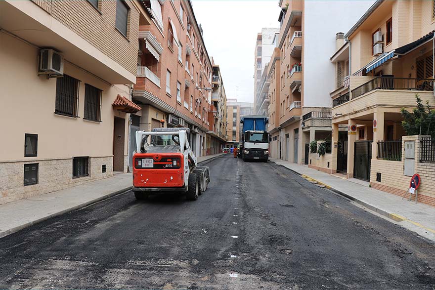 L'Ajuntament de Sagunt inicia la segona fase de repavimentació dels carrers Castella i Lleó, Castella-la Manxa, Palància i Horts