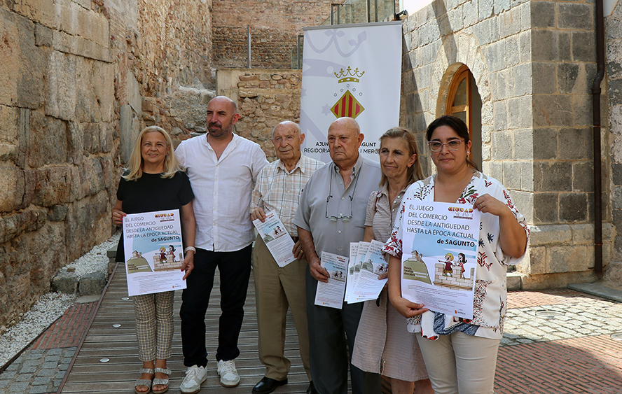 Es presenta la campanya de promoció del comerç local 'En busca de los monumentos de Sagunto'