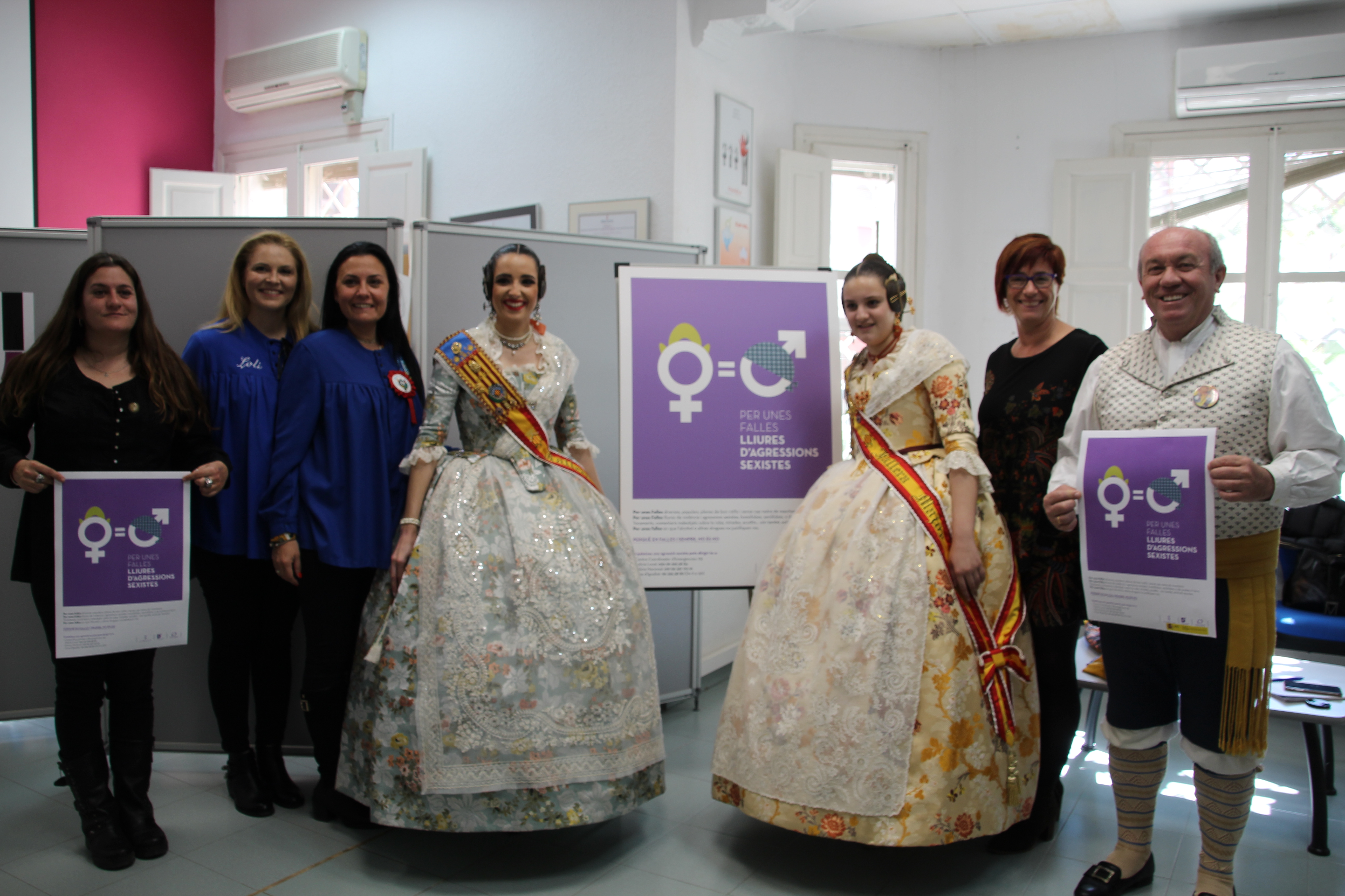 Igualdad presenta el cartel de la campaña ‘Por unas Fallas libres de agresiones sexistas’