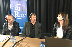 El programa ‘Al Ras’ de À Punt Ràdio se ha emitido esta mañana desde el Mario Monreal de Sagunto 