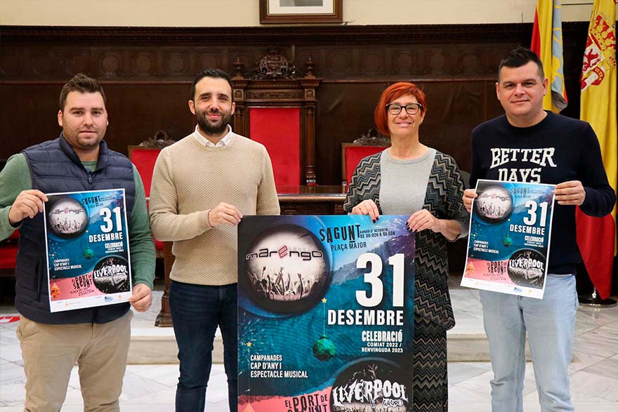 El Cap d’Any se celebrarà amb els concerts de l’Orquestra Marengo, a Sagunt, i de la Liverpool al Port de Sagunt