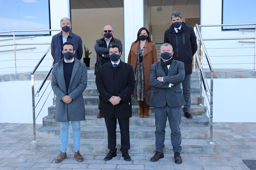 L'alcalde de Sagunt inaugura la plataforma logística del Grupo Dadelos