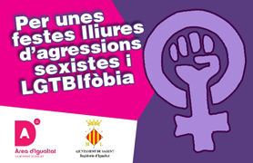 La delegación de Igualdad presenta la campaña “Por unas fiestas libres de agresiones sexistas y LGTBIfobia”