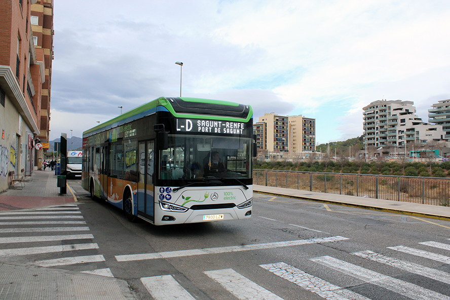 El Ayuntamiento de Sagunto amplía el servicio de autobuses en horario de tarde