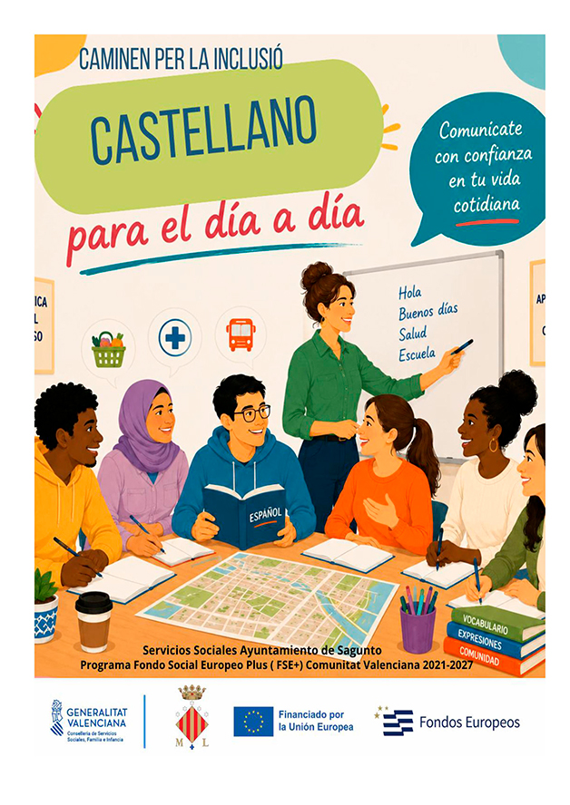 Serveis Socials impulsa el programa 'Castellano para el día a día', dirigit a persones migrants