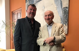 El alcalde de Sagunto recibe al presidente de la Asociación de judíos rumanos víctimas del holocausto 
