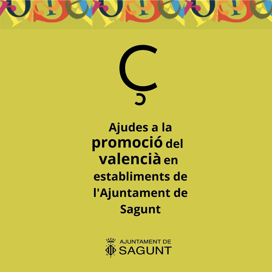 L'Ajuntament de Sagunt destina quasi 3.000 euros a la promoció social del valencià entre les empreses i associacions locals