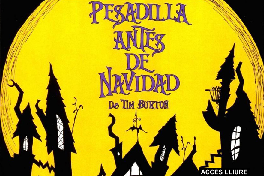 Este dissabte conclou el cicle de cinema en stop motion amb la projecció matinal de 'Pesadilla antes de Navidad'