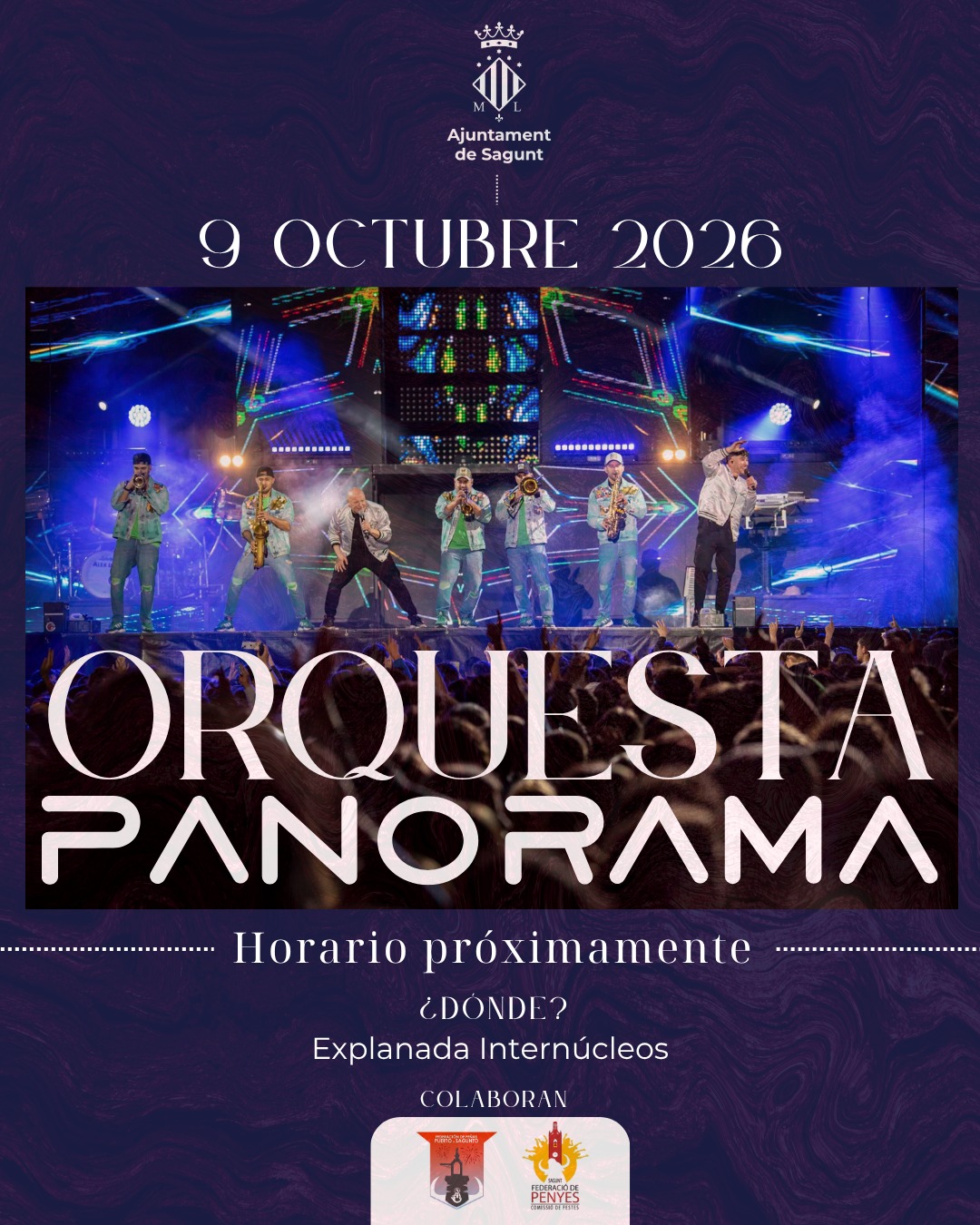 L’Orquestra Panorama actuarà a Sagunt amb motiu del 9 d’Octubre