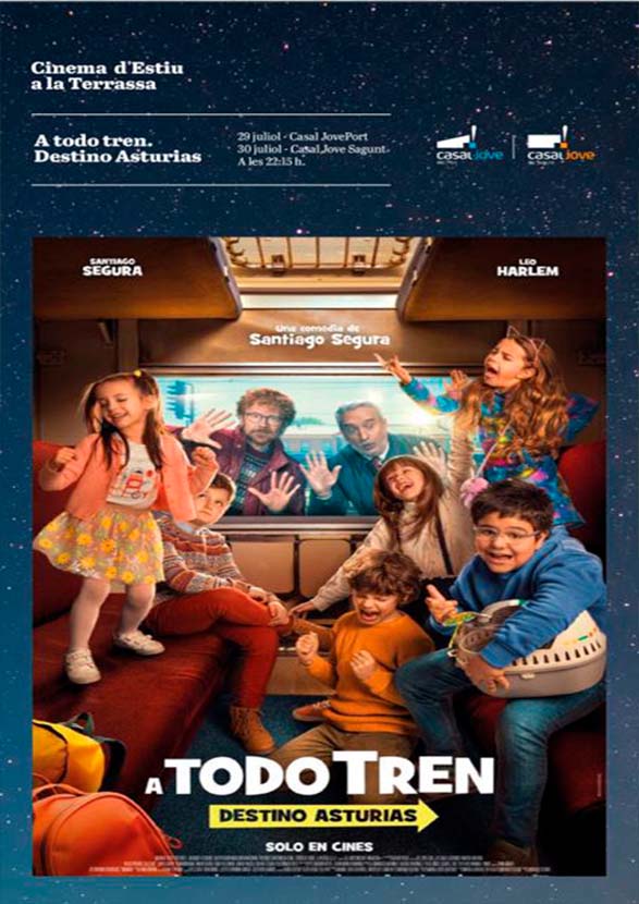 Finalitza la programació del Cinema d'Estiu amb la comèdia espanyola de Santiago Segura A todo tren. Destino Asturias