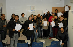 L'Ajuntament de Sagunt entrega els diplomes dels cursos d'Inserció Sociolaboral