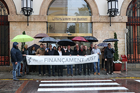 Concentración ‘Per un finançament just’