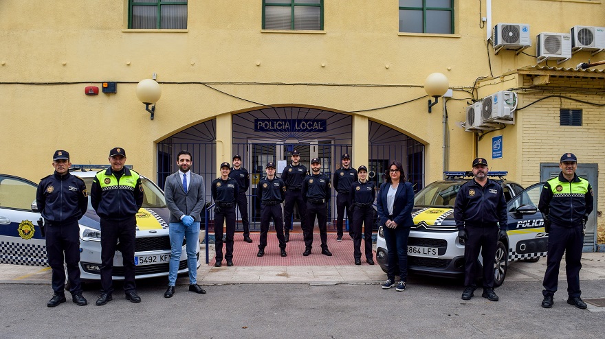 Set nous professionals ja s'han incorporat a la plantilla de la Policia Local de Sagunt