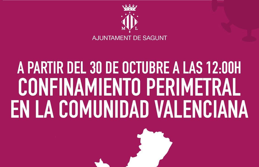 Des de hui es restringix l'entrada i l'eixida de persones del territori de la Comunitat Valenciana a excepció de desplaçaments justificats