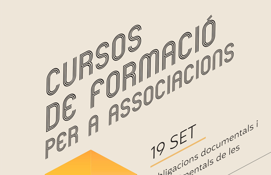La Regidoria de Participació Ciutadana oferta cinc cursos gratuïts per a associacions durant setembre, octubre i novembre