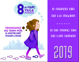 El premio del XXVII Concurso de carteles del ‘Col.lectiu 8 de Març’ se entregará hoy en la Casa de Cultura Capellà Pallarés