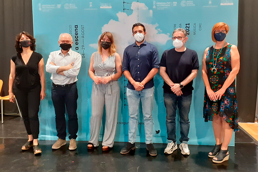 La presentació de la 38a edició del Festival Sagunt a Escena s'ha dut a terme este matí en el Teatre Rialto de València