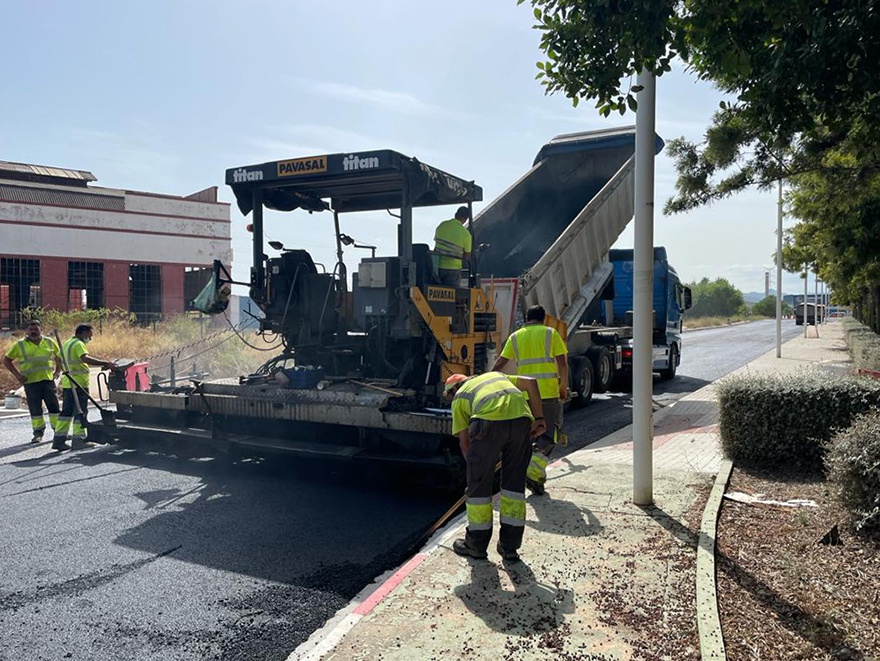 Les obres de millora de l'avinguda Andoni Sarasola avancen a bon ritme i s'espera que concloguen en les pròximes setmanes
