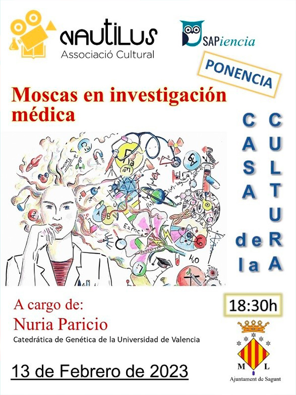 La Casa Municipal de Cultura acull esta vesprada la xarrada ‘Moscas en investigación médica’