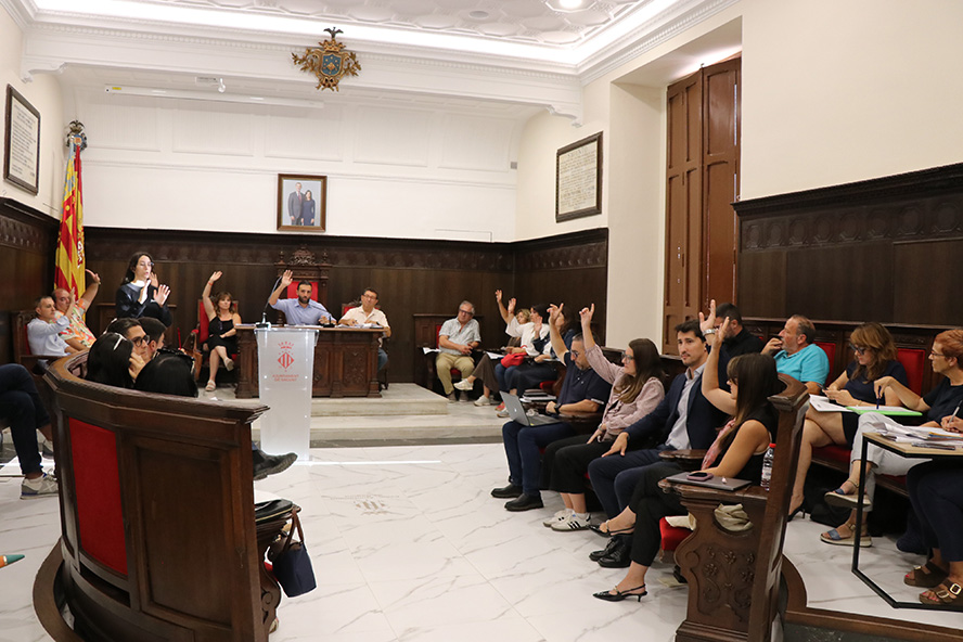 El Pleno municipal aprueba los presupuestos de Sagunto para el año 2027