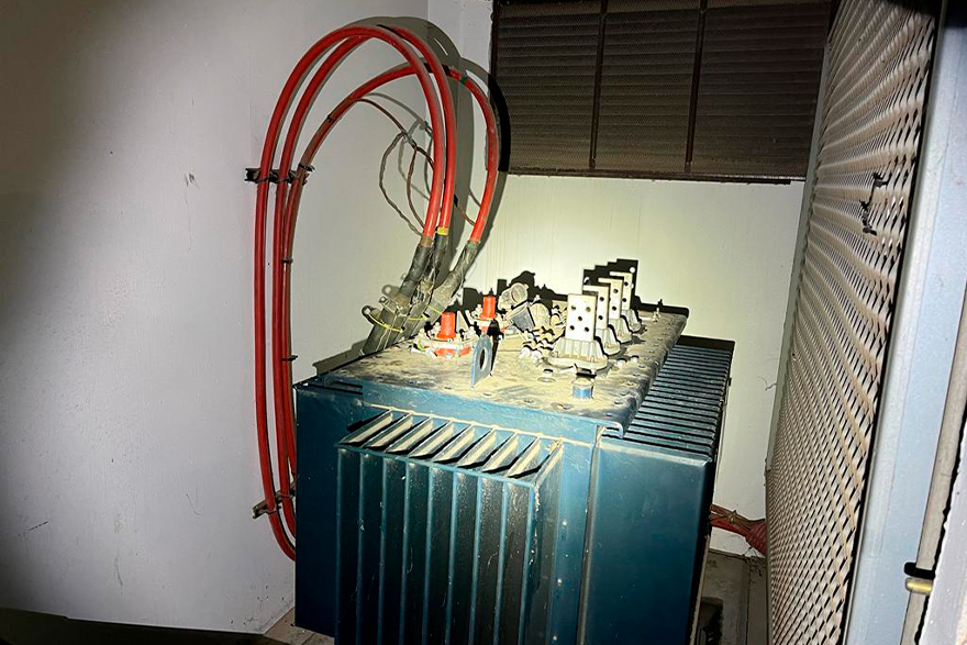 La Policia Local impedix un robatori de coure en transformadors d'alta tensió