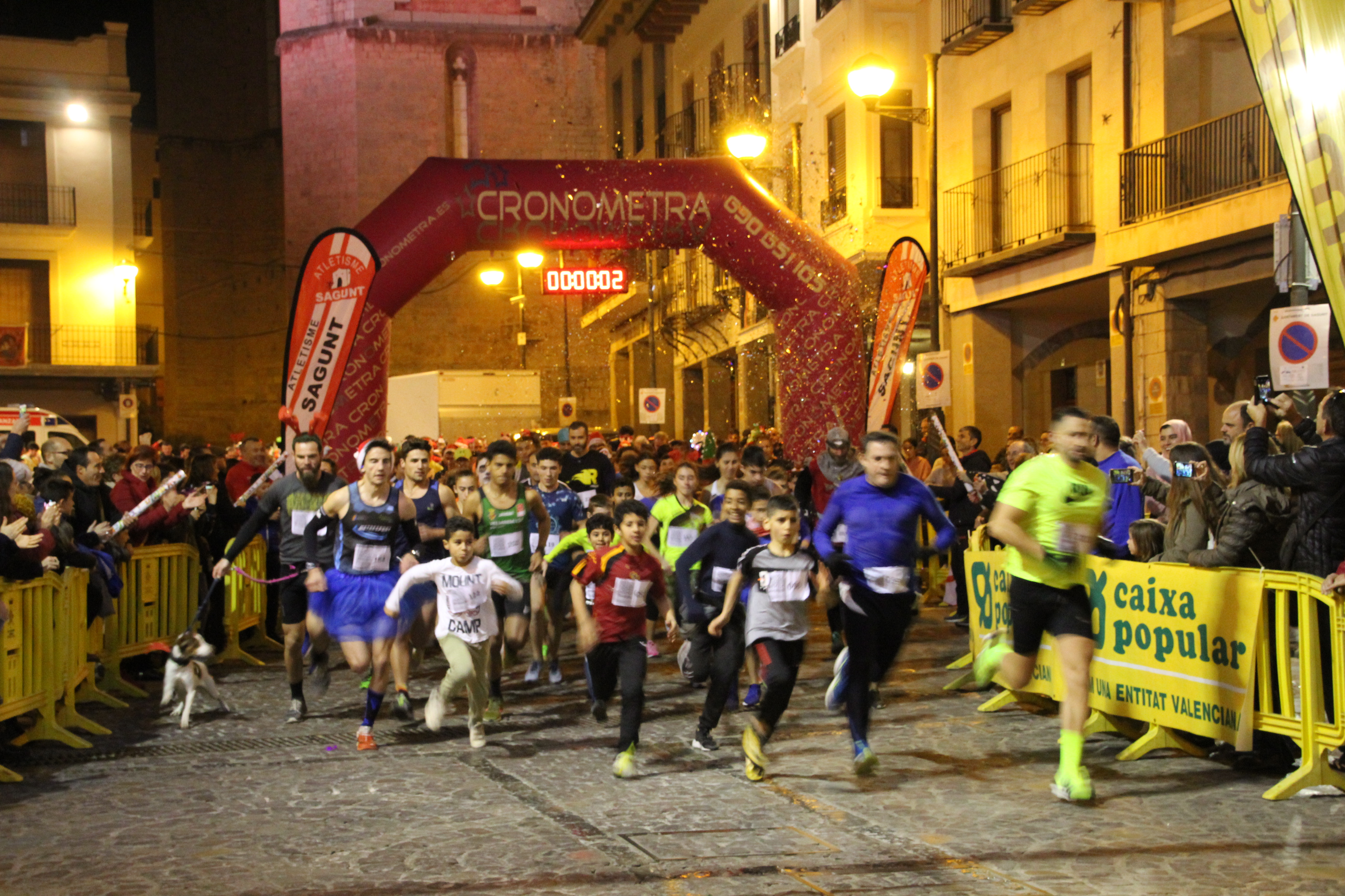 Més de 400 participants en la VII Sant Silvestre Ciutat de Sagunt