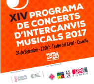 Sagunto y Castellón se unen en una jornada de intercambio y conciertos de dolçainers y tabaleters el próximo domingo 24 de septiembre