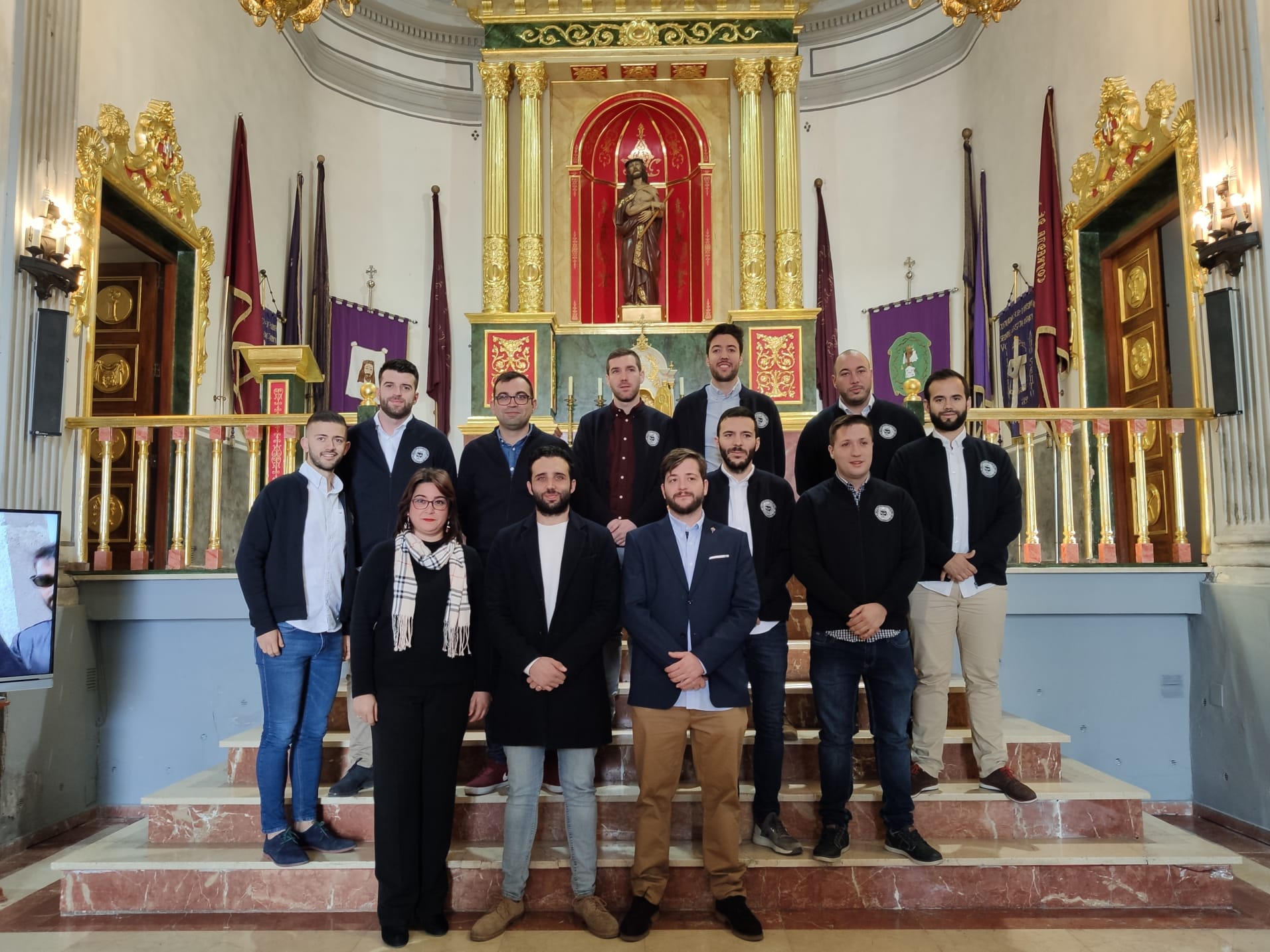 L'alcalde de Sagunt i les regidores de Cultura i Turisme assistixen a la presentació de la Majoralia 2020