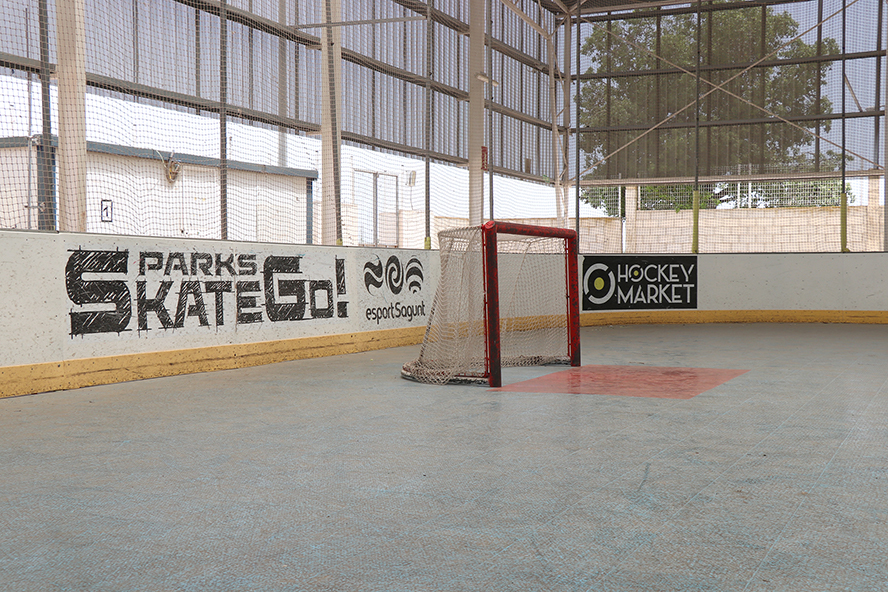 Sale a licitación el contrato para mejorar la pista de hockey línea del Polideportivo Municipal (internúcleos)