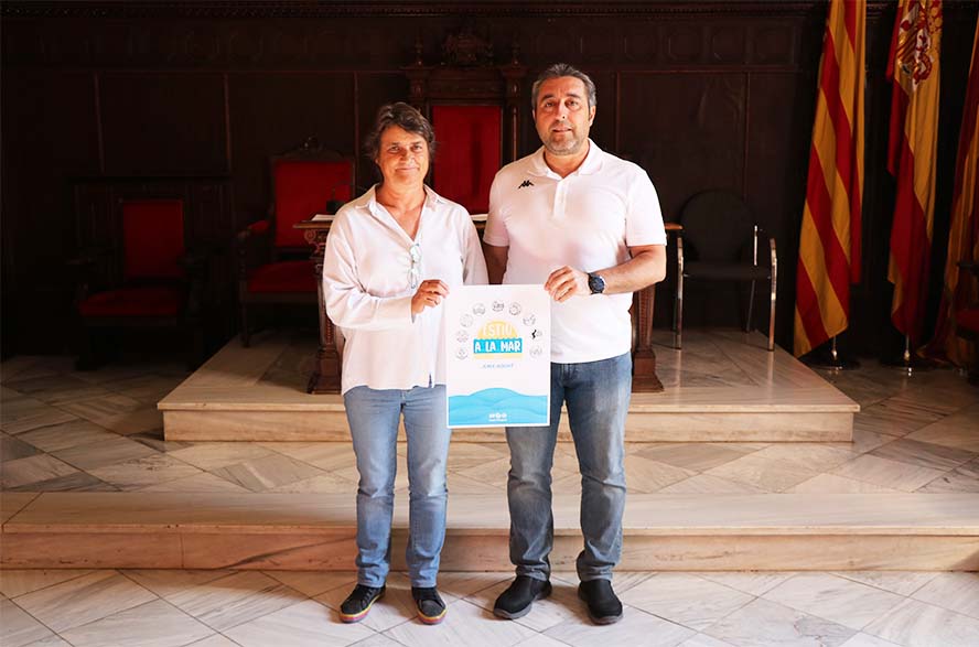 El departament d'Activitat Física, Salut i Esports presenta el programa ‘Estiu a la Mar’