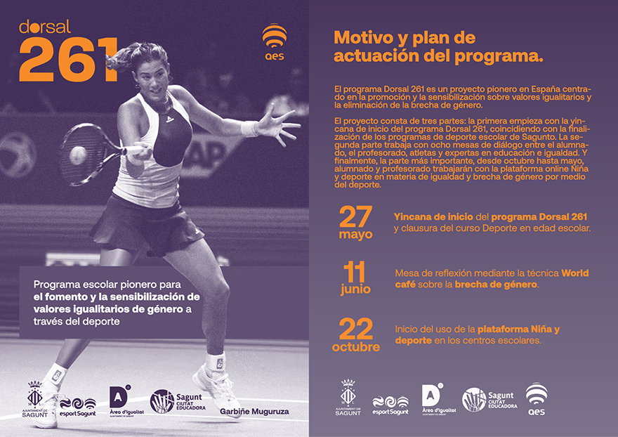 Sagunt debatrà este dissabte sobre la bretxa de gènere i la igualtat en l'esport