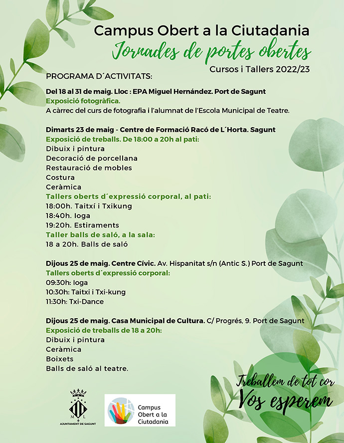 Jornades de portes obertes al Campus Obert a la Ciutadania