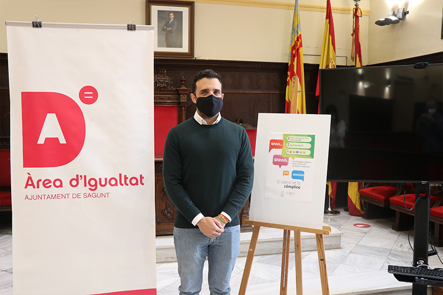 El municipi se suma a la campanya ‘El silenci et fa còmplice’ per sensibilitzar la ciutadania de la importància de la prevenció de la violència masclista
