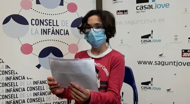 La Corporació Municipal recolza el Manifest de la Infància i Adolescència 2020