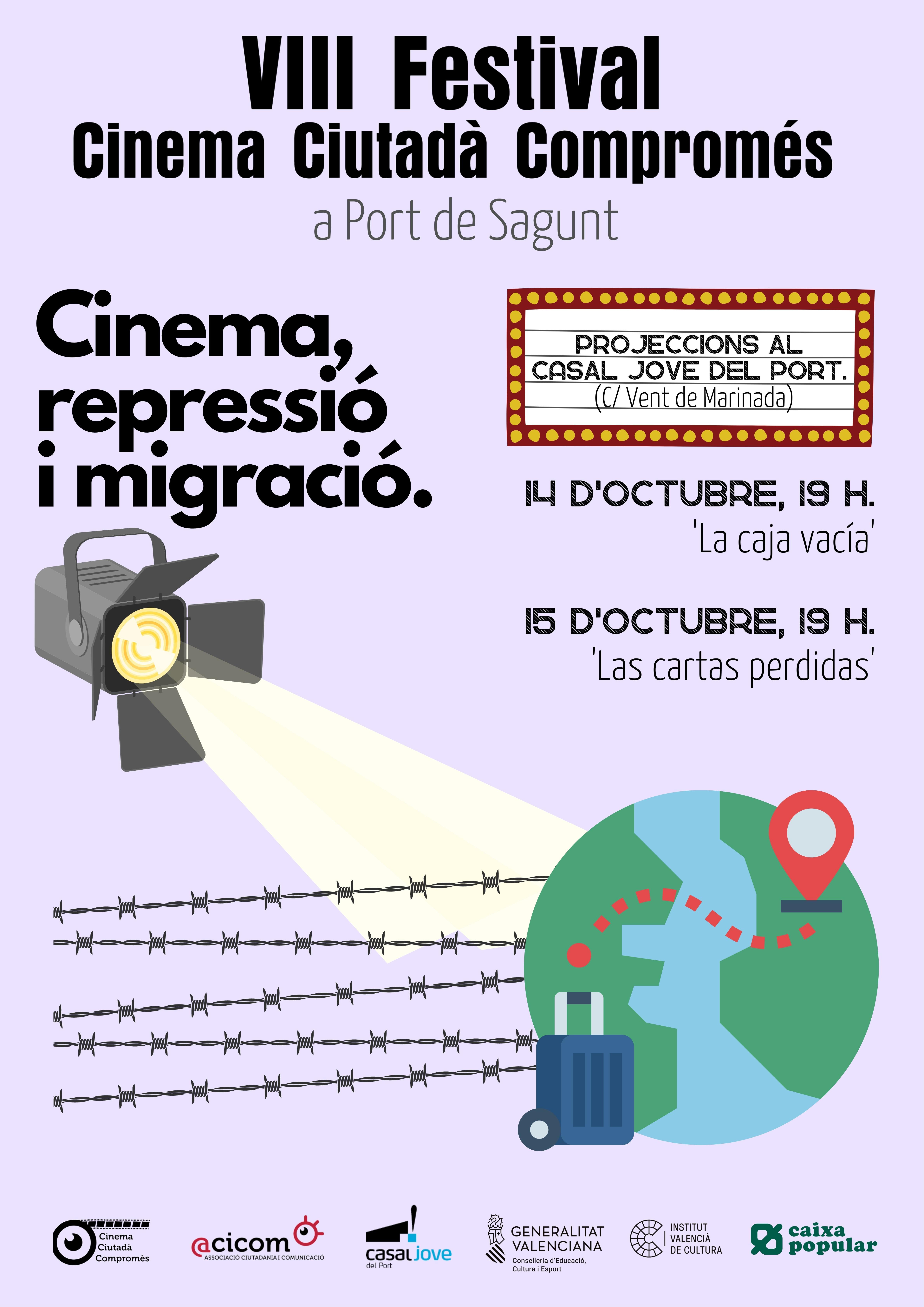 El Casal Jove del Port de Sagunt torna a ser seu del Festival Cinema Ciutadà Compromés