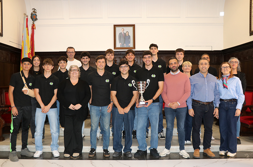 Després de guanyar la Lliga Or Masculina, el CP Alas de Sagunto obté un reconeixement oficial a l'Ajuntament