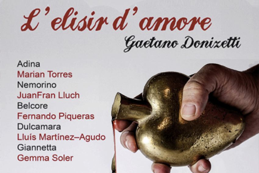 L’òpera 'L’Elisir d’Amore' de Donizetti arriba a l’Auditori Joaquín Rodrigo este dissabte
