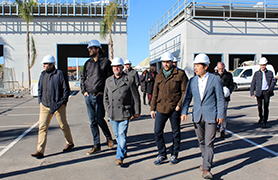 L’alcalde de Sagunt i membres de la Corporació Municipal visiten les obres de la tercera fase de l’Epicentre