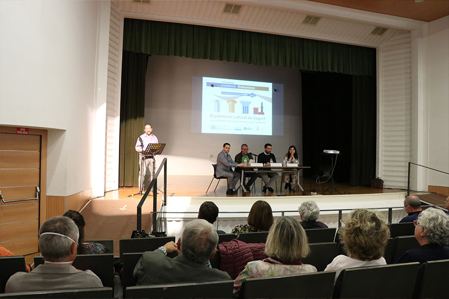 La Universitat de València porta a Sagunt la Universitat de Tardor amb les jornades' El patrimoni cultural de Sagunt com a bateria de regeneració social i territorial'