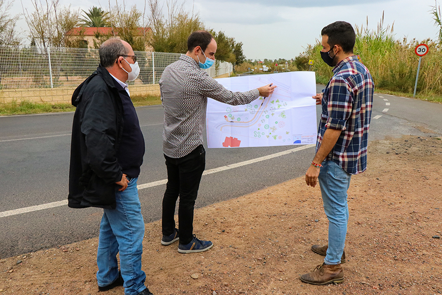 El dilluns s'inicien les obres d'urbanització del front de la Casa Penya i d'ampliació de la passarel·la sobre la Gola de Quartell