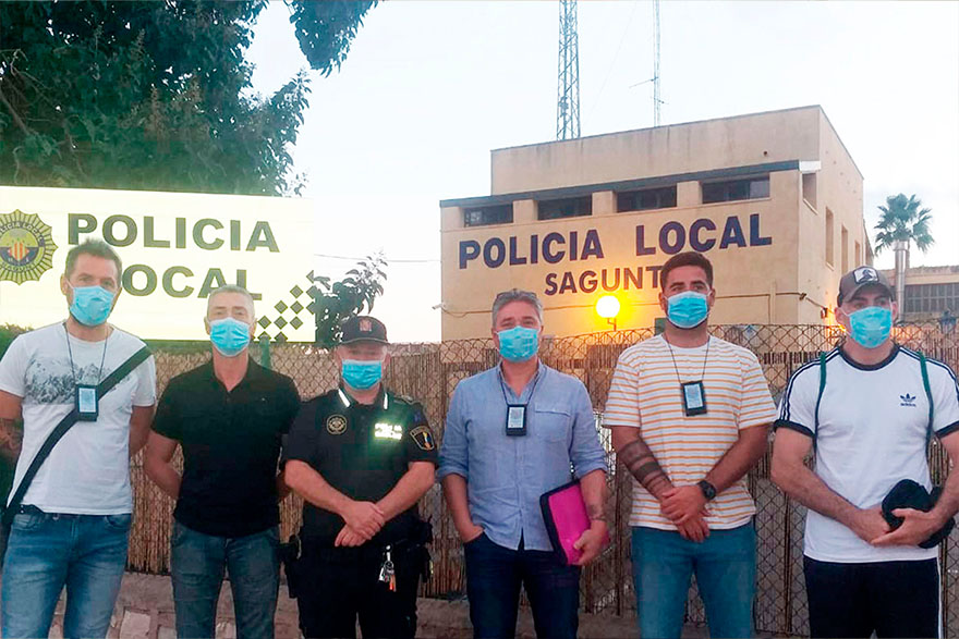 La Unitat de Mediació Policial de Sagunt es convertix en referent per a la Policia Municipal d’Azpeitia